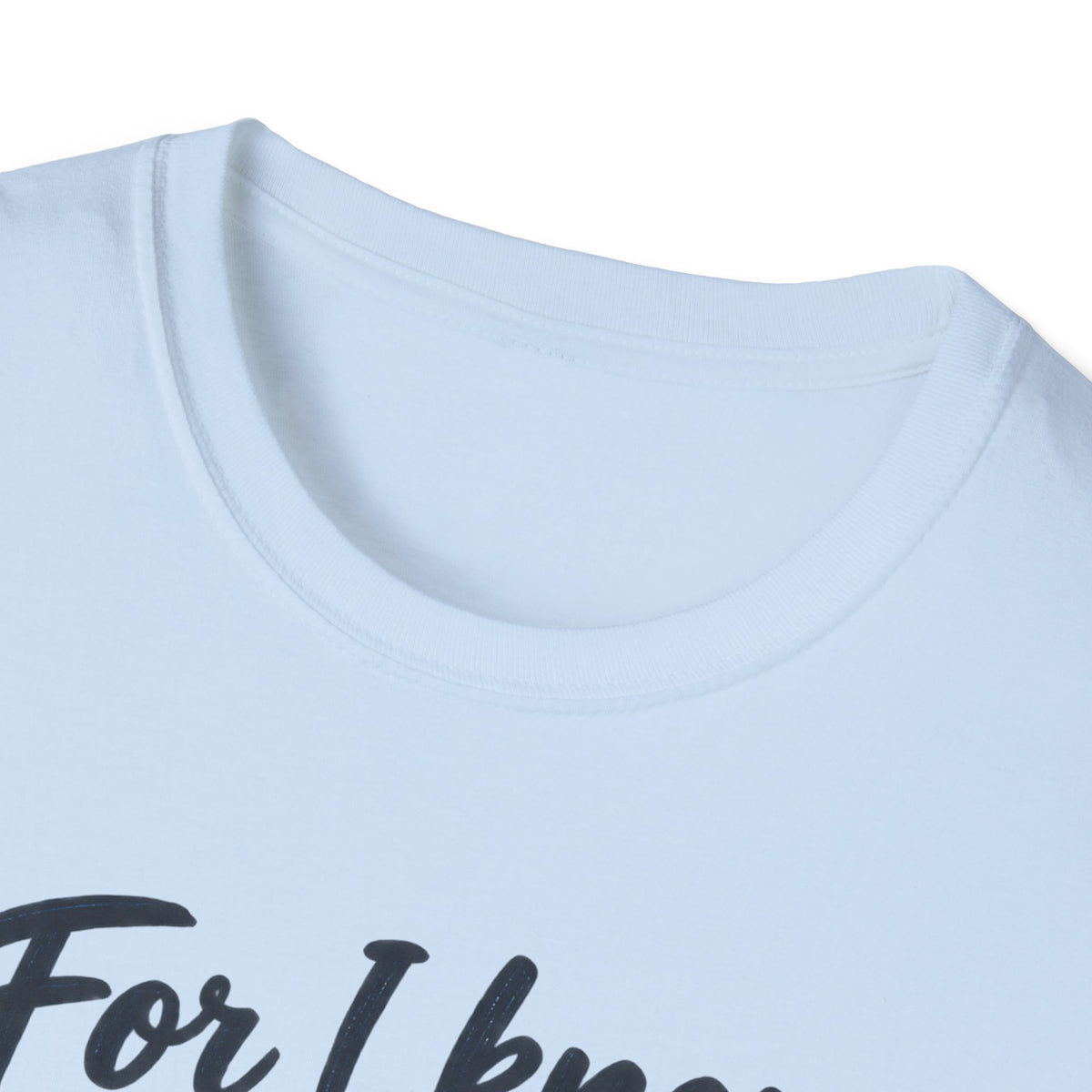 Jeremiah 29:11 Inspirational T‑Shirt — "For I Know the Plans I Have for You" Christian Faith Tee