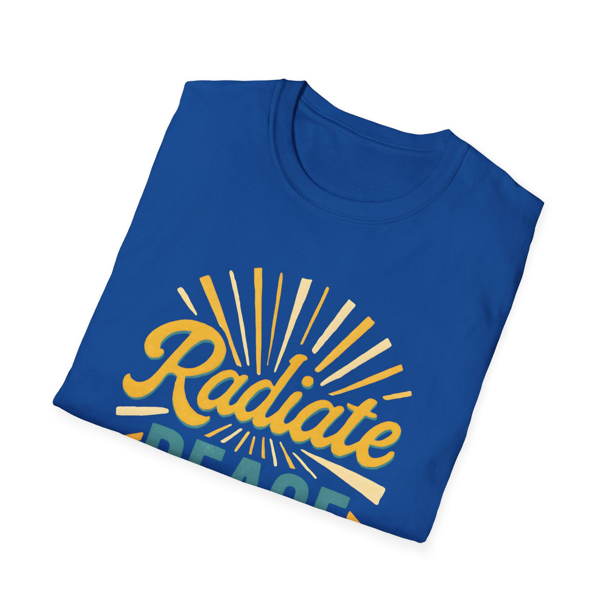 Radiate Peace T-Shirt — Sunshine Graphic Tee for Mindful Living