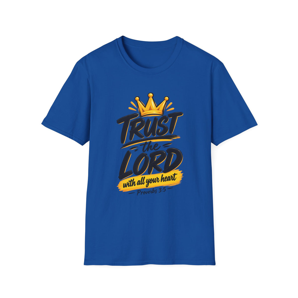 Trust the Lord T-Shirt – Christian Faith Tee (Proverbs 3:5)