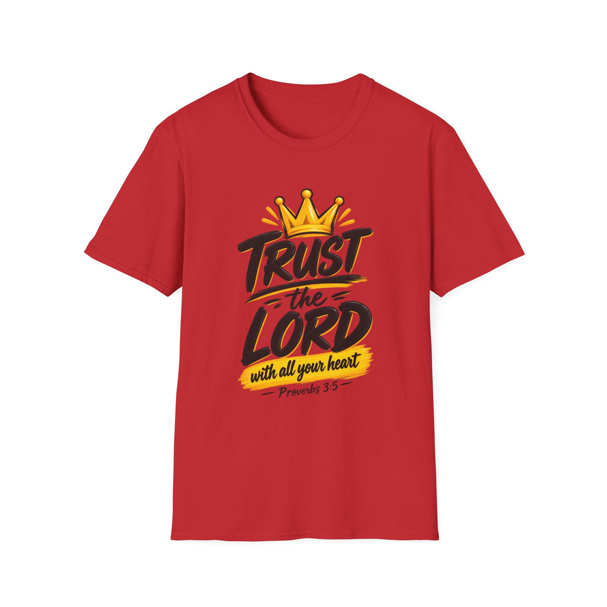 Trust the Lord T-Shirt – Christian Faith Tee (Proverbs 3:5)