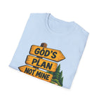 God's Plan Not Mine T-Shirt – Jeremiah 29:11 Christian Faith Tee