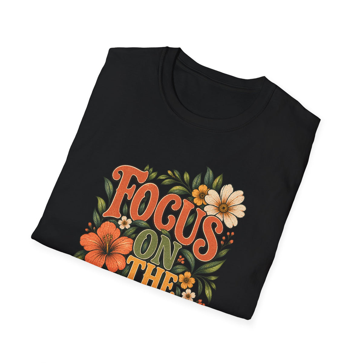 Focus on the Lord Floral Christian T-Shirt