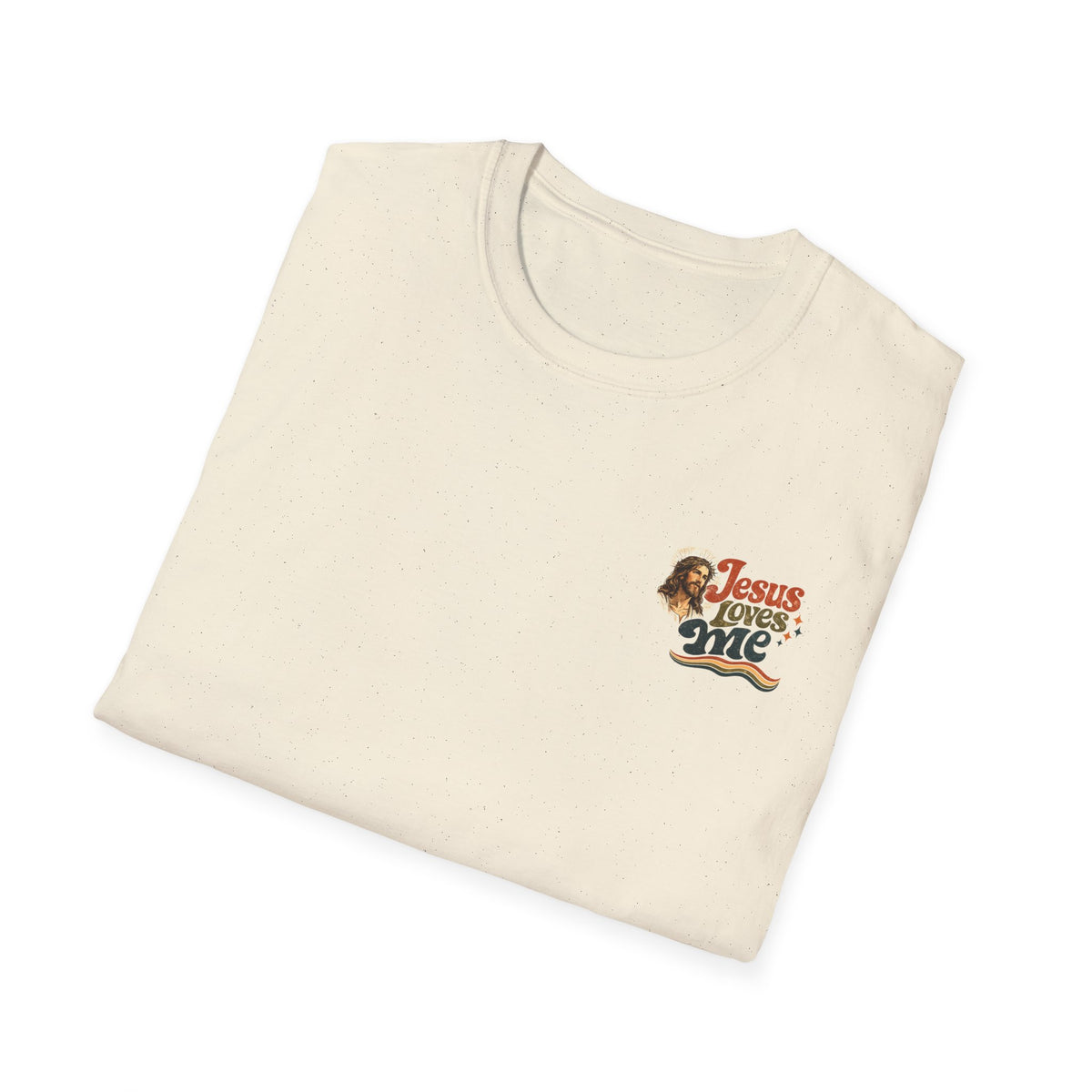 T-Shirt - Retro "Love Me" Small Chest Graphic, Vintage 70s Style