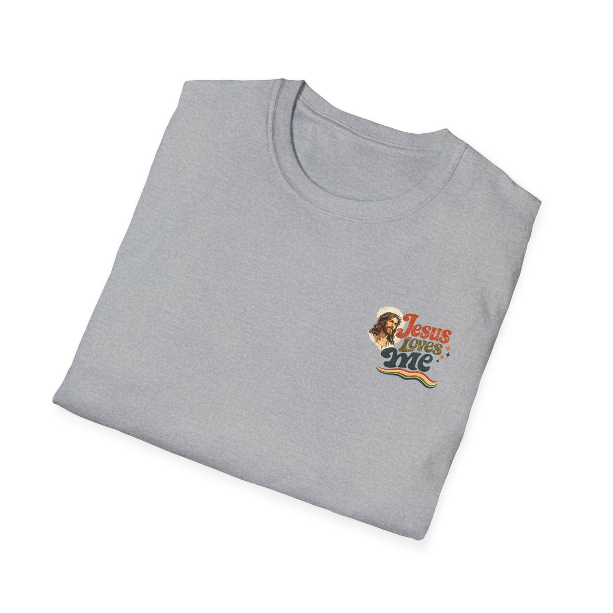 T-Shirt - Retro "Love Me" Small Chest Graphic, Vintage 70s Style