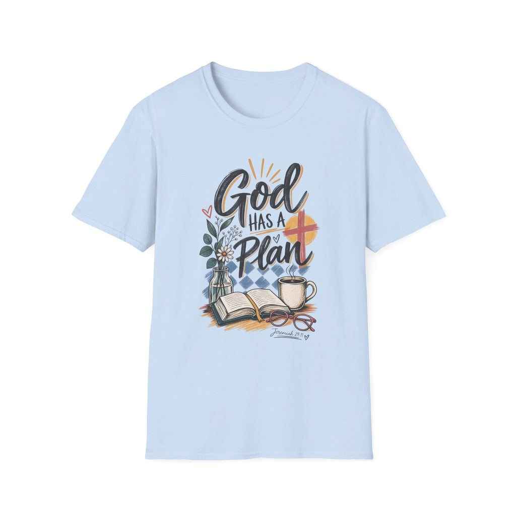 God Has a Plan Christian Faith T-Shirt