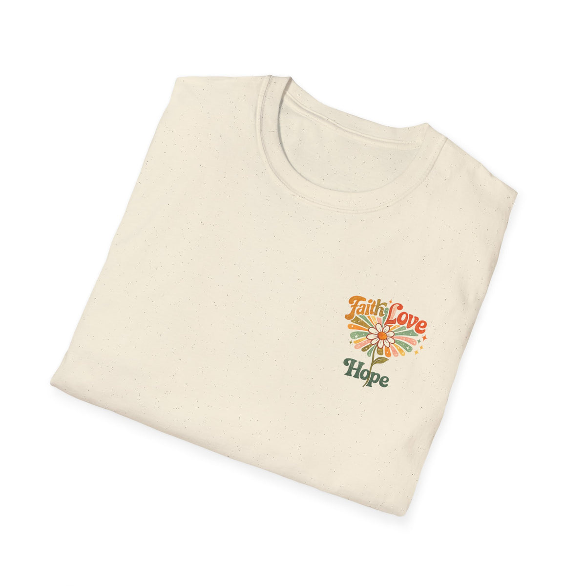 Hope Floral T-Shirt — Small Chest Flower Graphic Tee