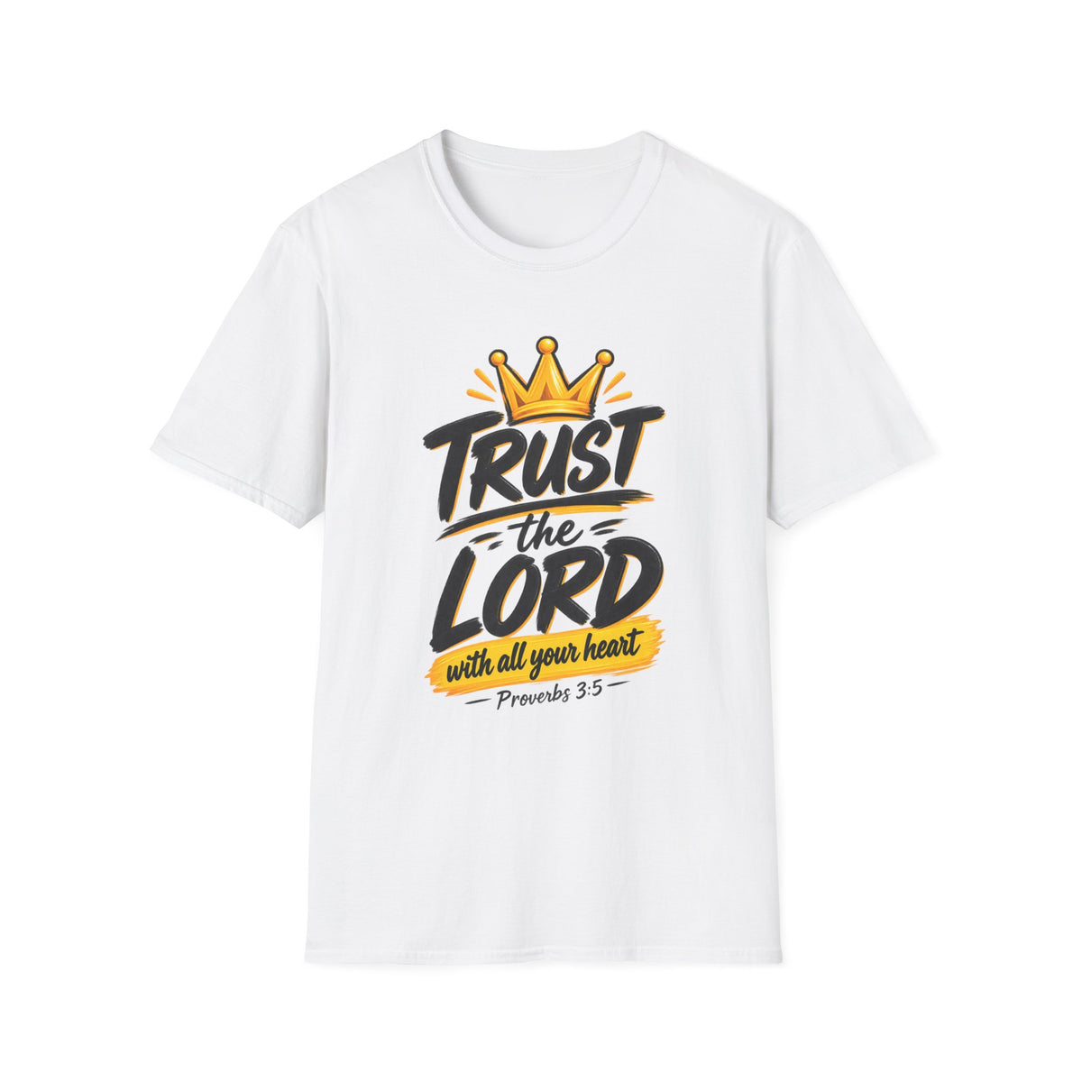Trust the Lord T-Shirt – Christian Faith Tee (Proverbs 3:5)