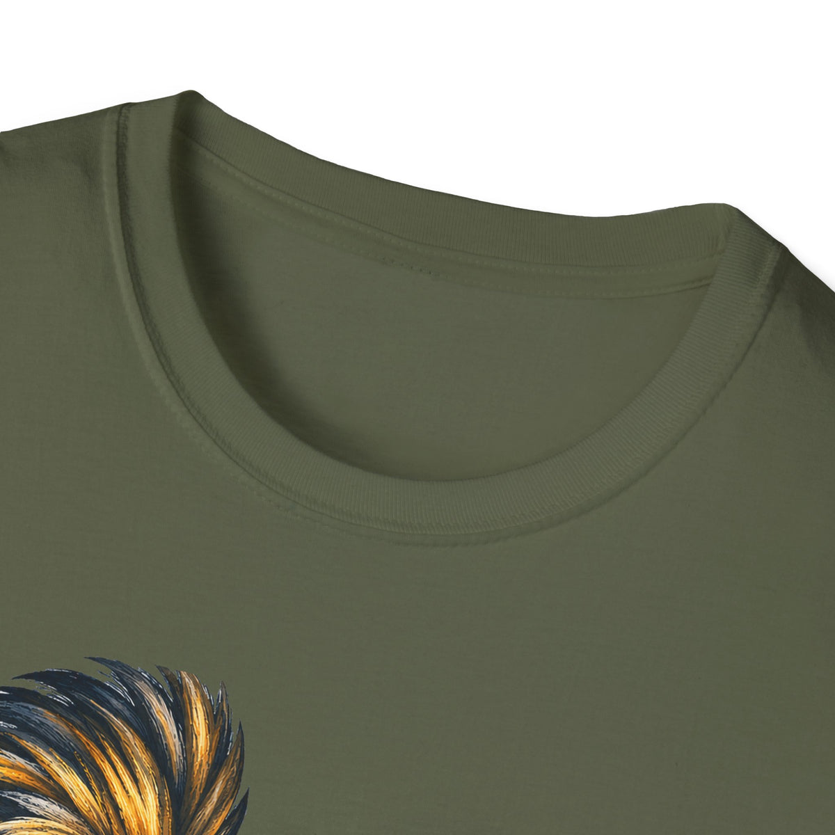 Be Strong and Courageous Lion T-Shirt — Joshua 1:9 Christian Faith Tee
