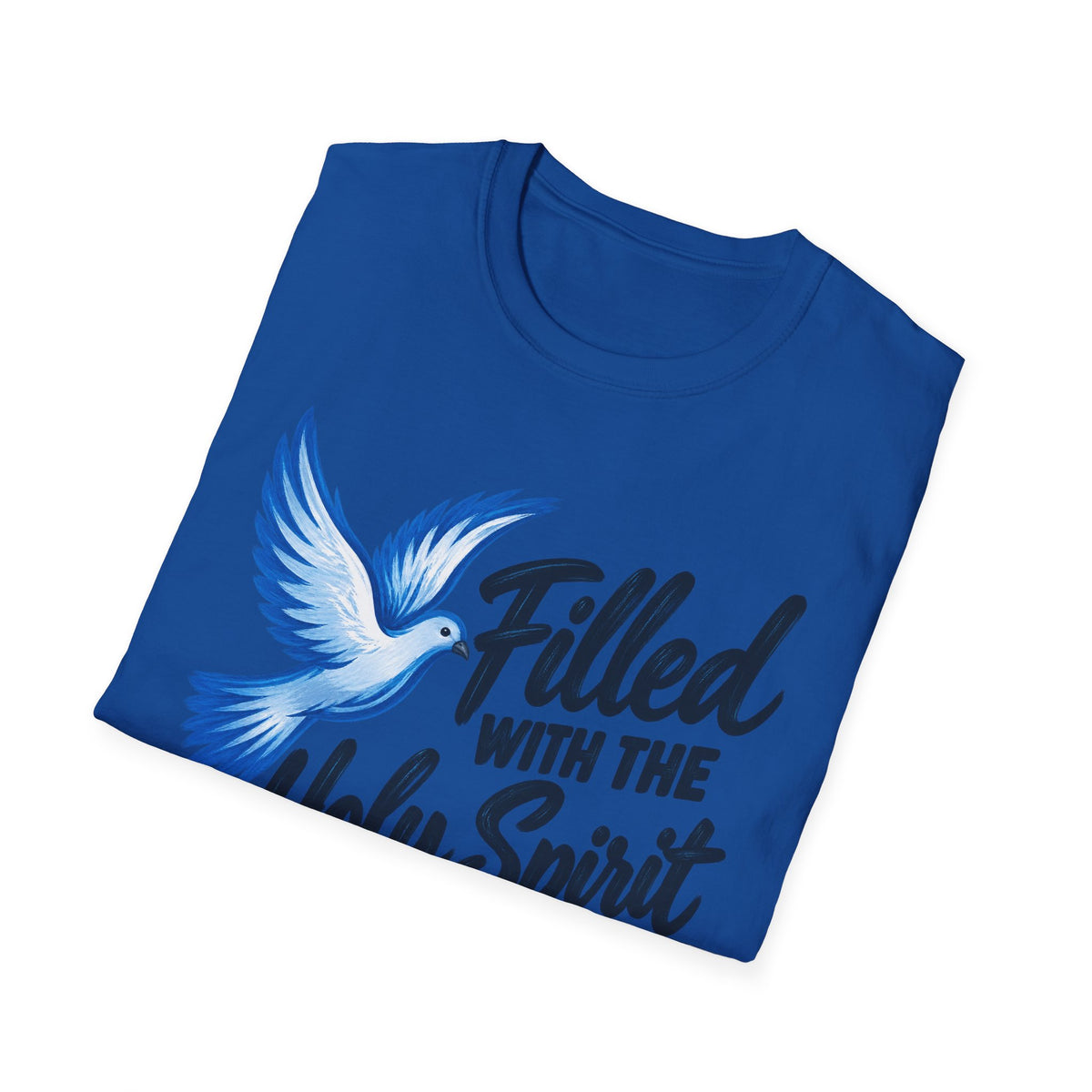 Filled With the Holy Spirit T-Shirt — Christian Dove Scripture Tee (Acts 1:8)