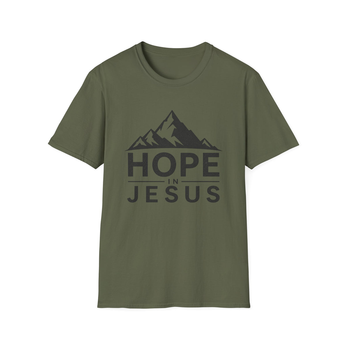 Hope in Jesus Mountain Christian T-Shirt