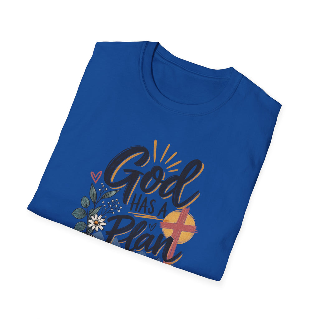 God Has a Plan Christian Faith T-Shirt