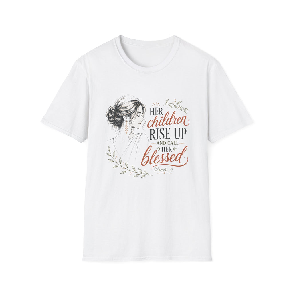 Her Children Rise Up Blessed T-Shirt — Inspirational Tee