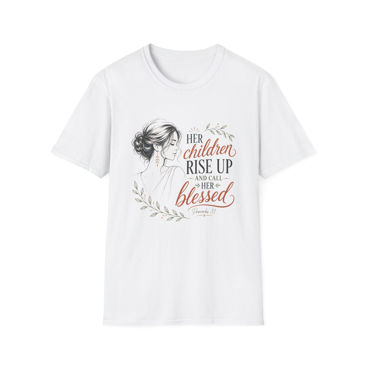 Her Children Rise Up Blessed T-Shirt — Inspirational Tee