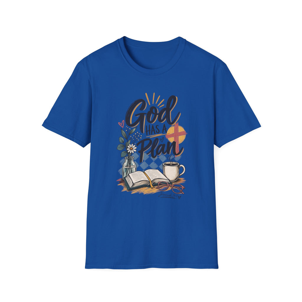 God Has a Plan Christian Faith T-Shirt