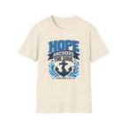 Hope Anchors the Soul T-Shirt — Christian Anchor Tee (Hebrews 6:19)