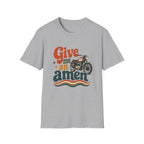 Give Me an Amen Motorcycle Graphic T-Shirt