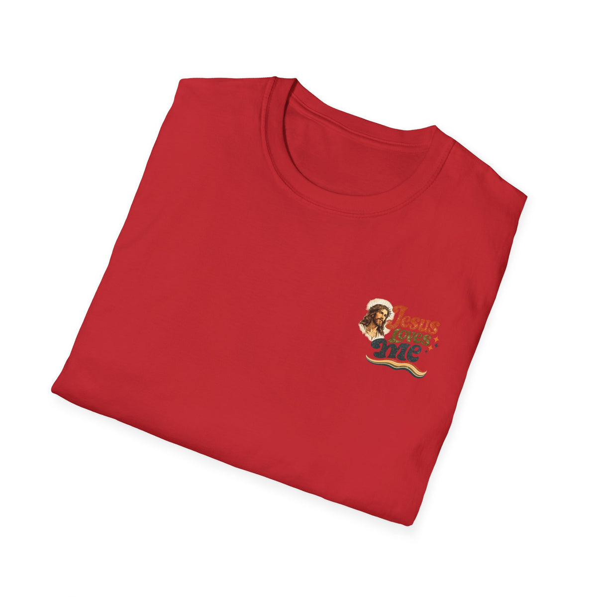 T-Shirt - Retro "Love Me" Small Chest Graphic, Vintage 70s Style
