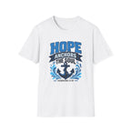 Hope Anchors the Soul T-Shirt — Christian Anchor Tee (Hebrews 6:19)