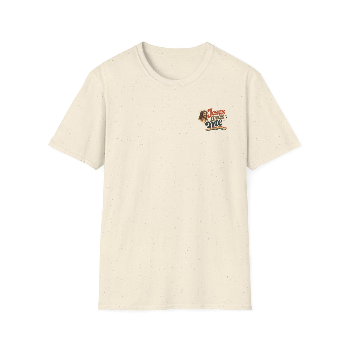 T-Shirt - Retro "Love Me" Small Chest Graphic, Vintage 70s Style