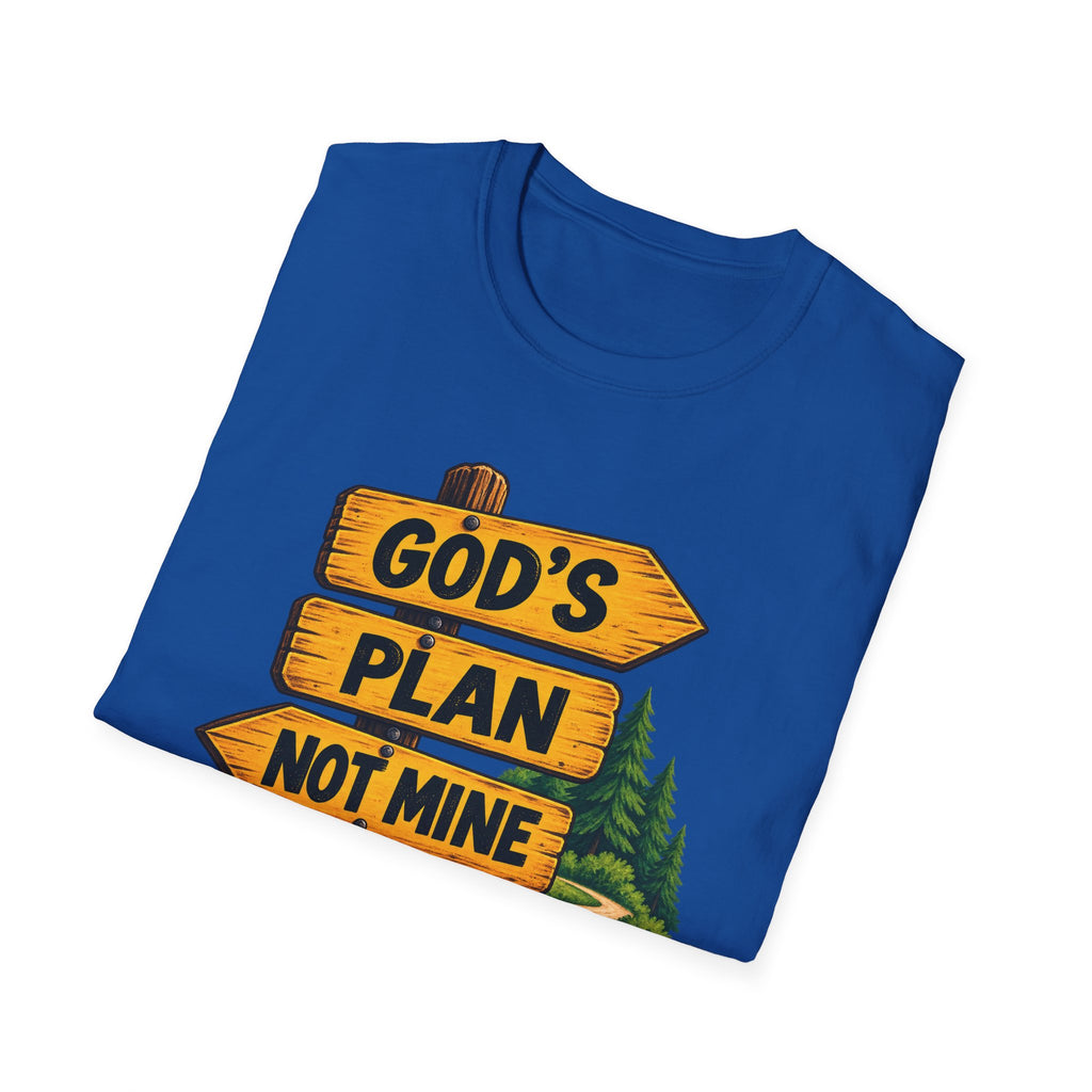 God's Plan Not Mine T-Shirt – Jeremiah 29:11 Christian Faith Tee