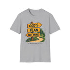 God's Plan Not Mine T-Shirt – Jeremiah 29:11 Christian Faith Tee