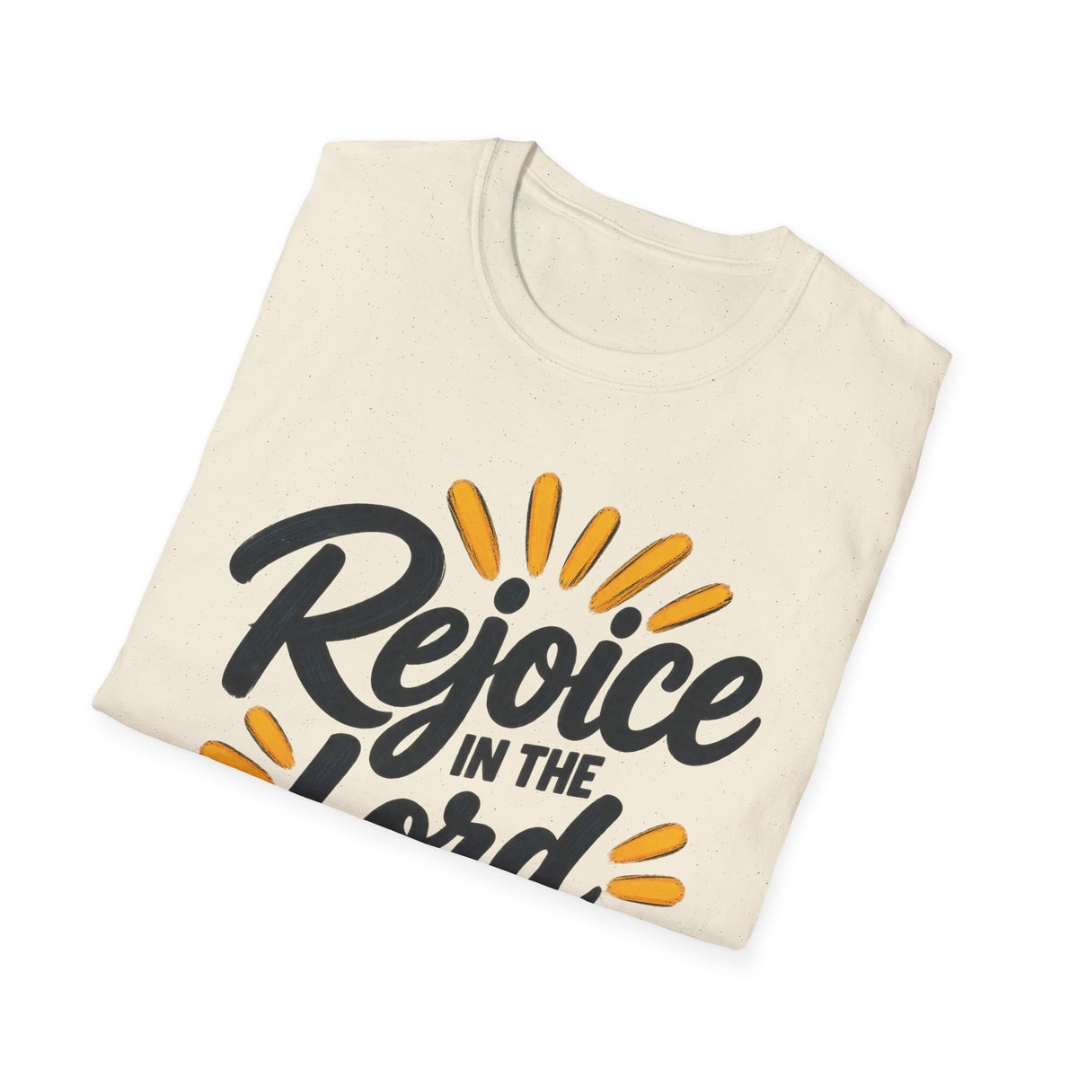 Rejoice in the Lord Always T-Shirt — Philippians 4:4 Christian Faith Tee