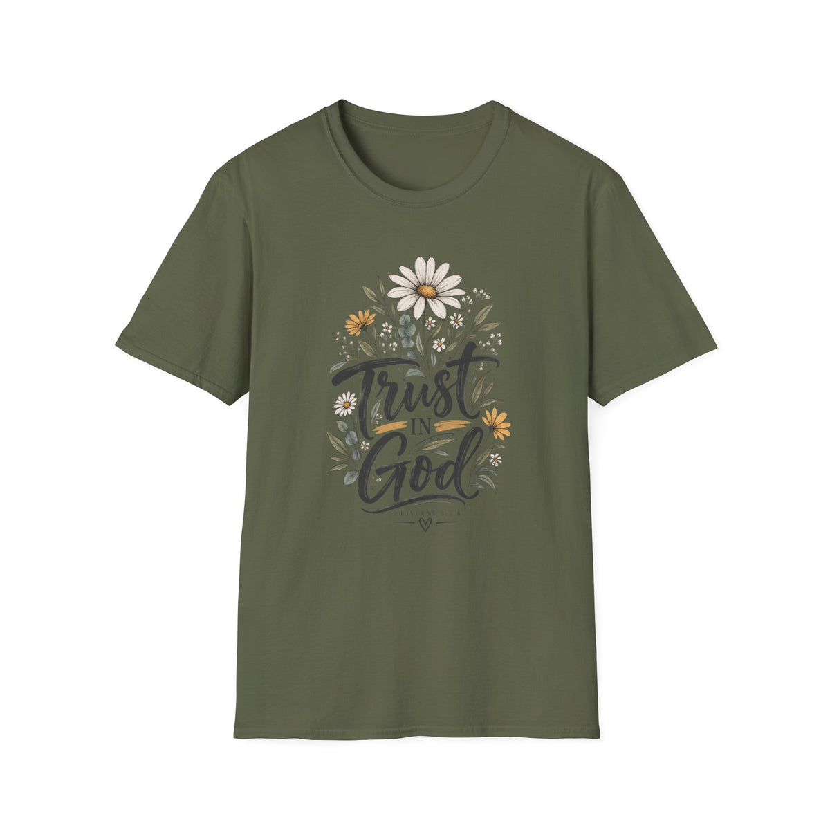 Trust in God Floral Faith T-Shirt