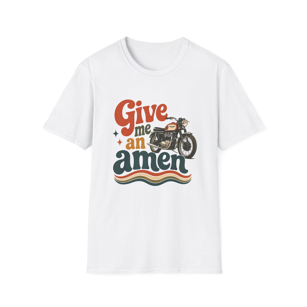 Give Me an Amen Motorcycle Graphic T-Shirt