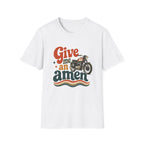Give Me an Amen Motorcycle Graphic T-Shirt