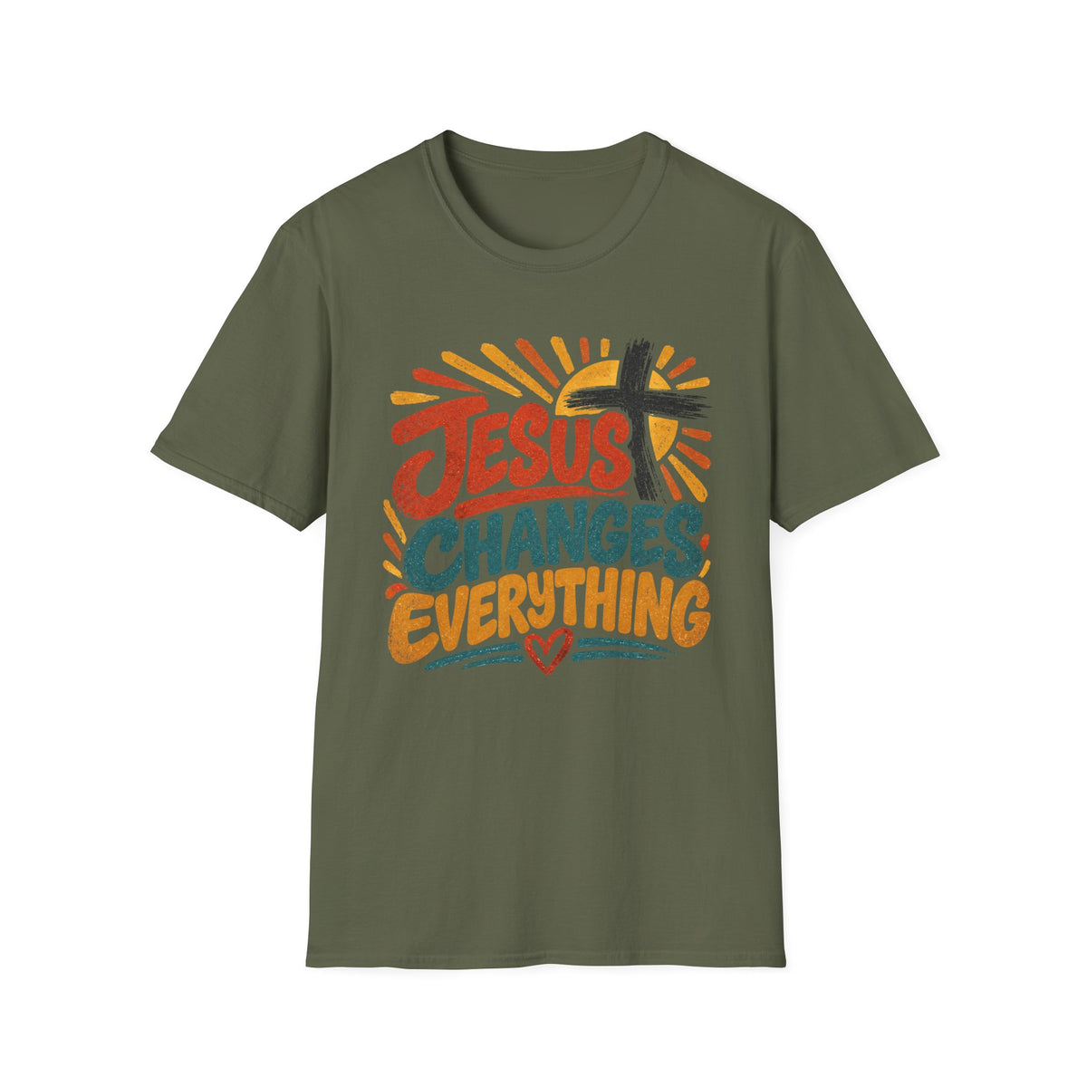 Jesus Changes Everything Christian Faith T-Shirt
