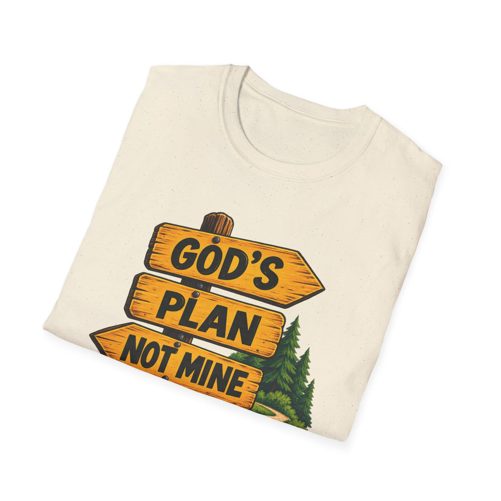 God's Plan Not Mine T-Shirt – Jeremiah 29:11 Christian Faith Tee