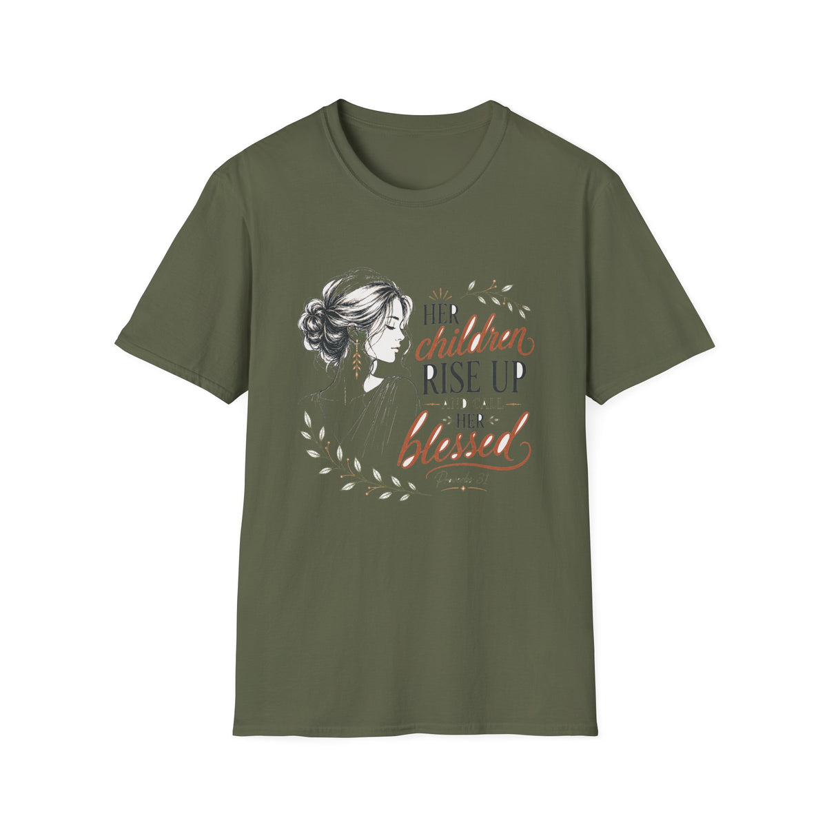 Her Children Rise Up Blessed T-Shirt — Inspirational Tee