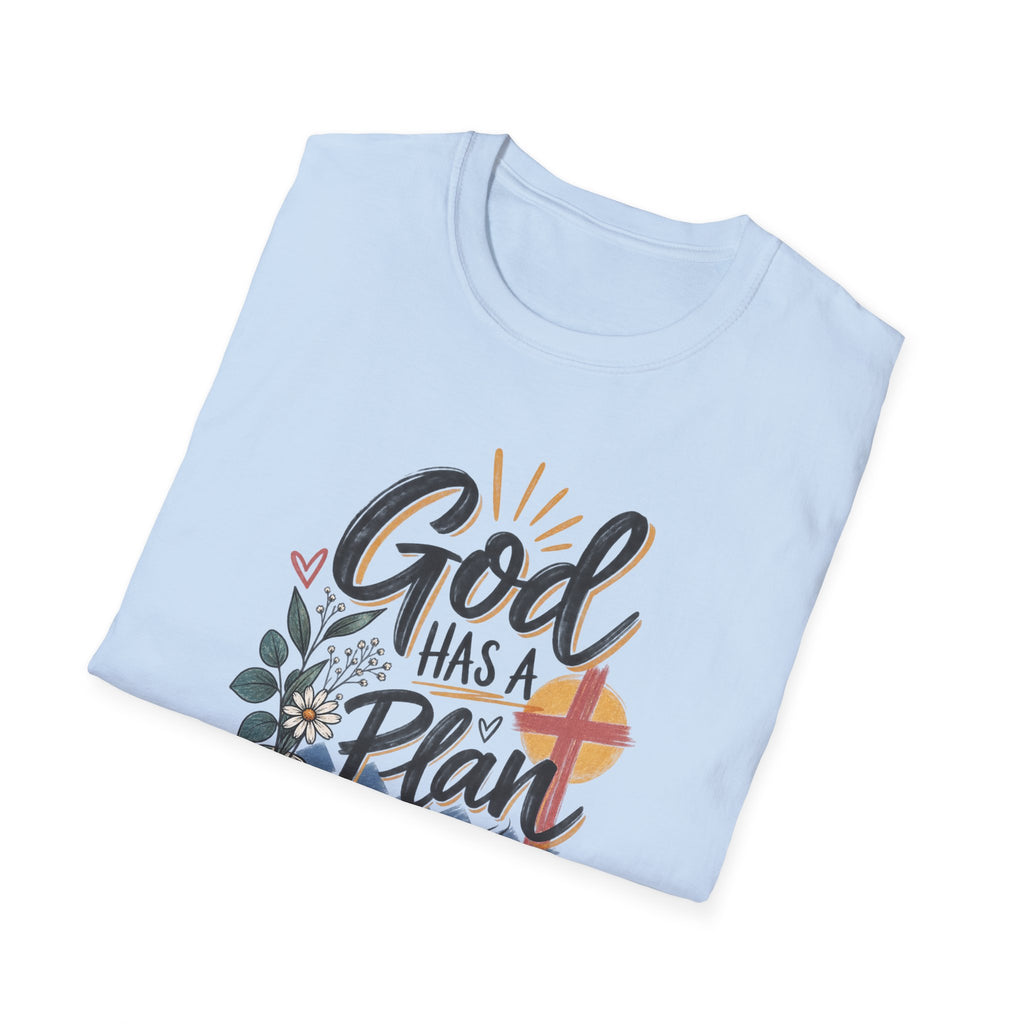 God Has a Plan Christian Faith T-Shirt