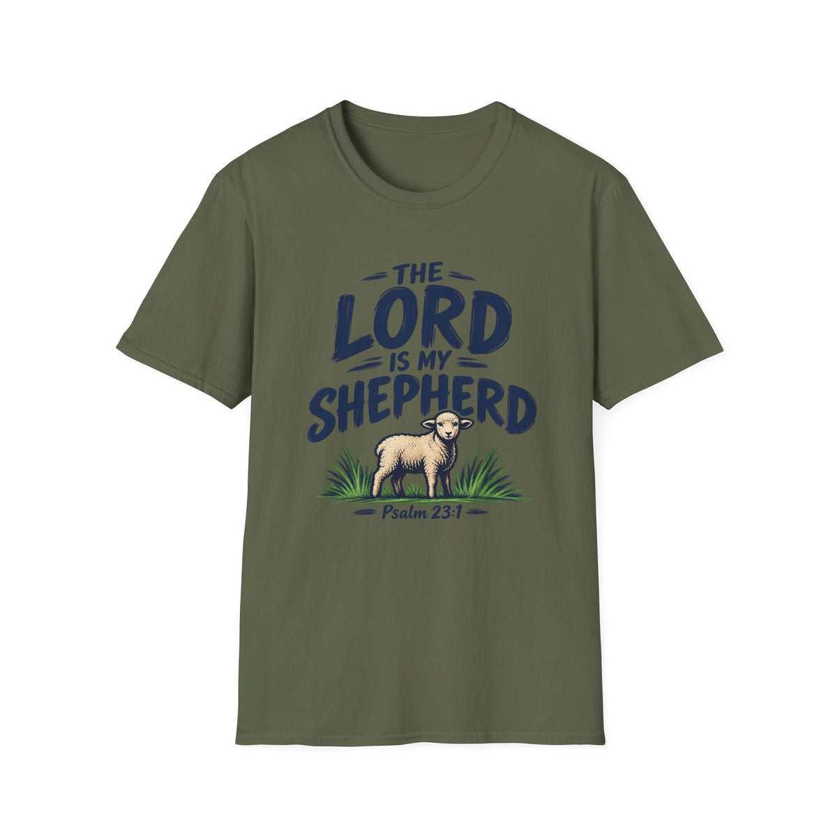 The Lord Is My Shepherd Psalm 23:1 Christian T-Shirt