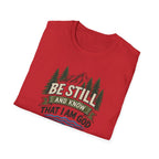 Be Still and Know T-Shirt — Psalm 46:10 Mountain Faith Tee