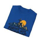 Forever With Jesus T-Shirt — Christian Faith Mountain Cross Tee (John 14:3)