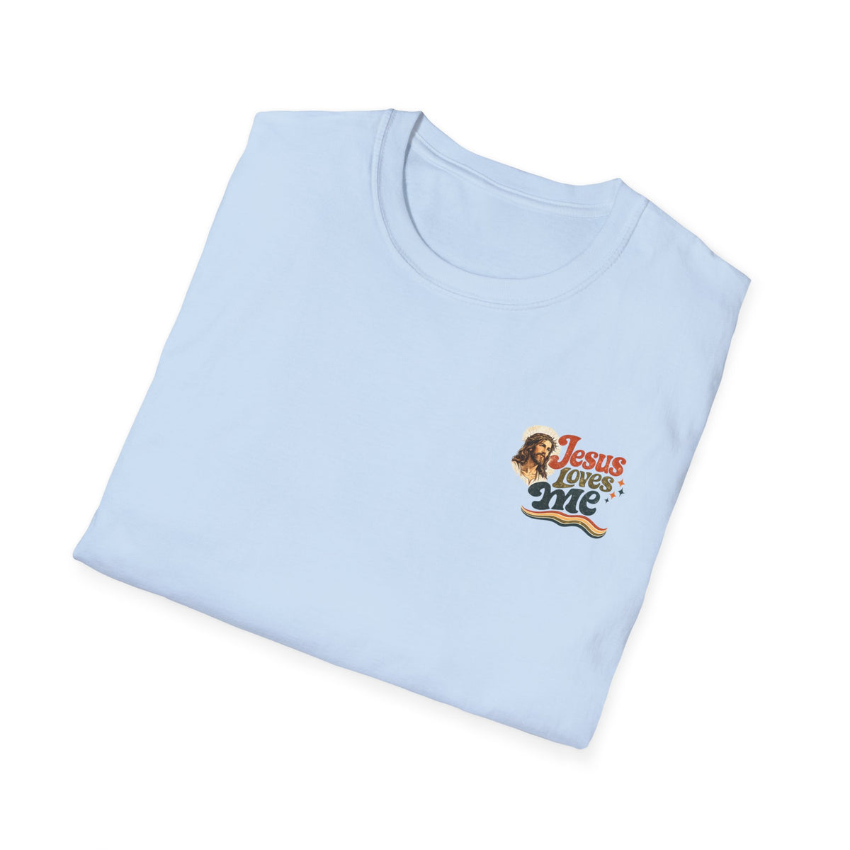 T-Shirt - Retro "Love Me" Small Chest Graphic, Vintage 70s Style