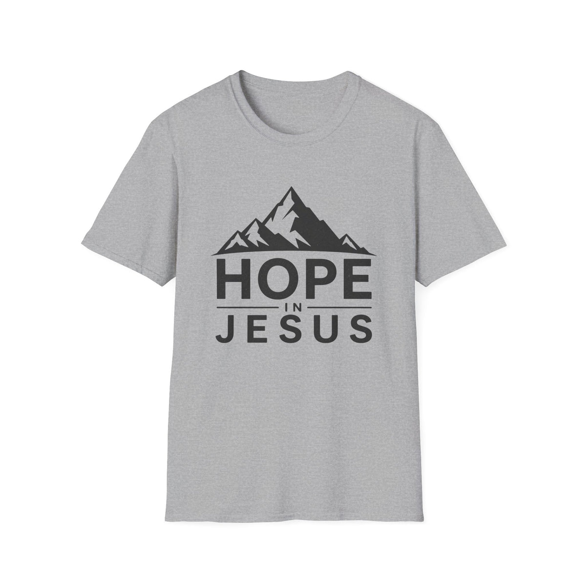 Hope in Jesus Mountain Christian T-Shirt