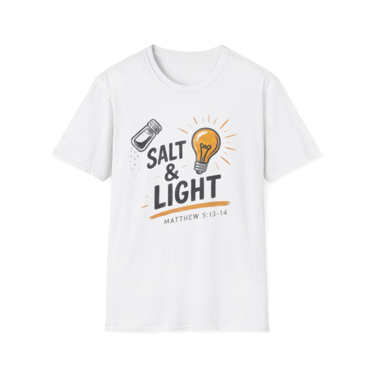 Salt & Light T-Shirt — Matthew 5:13-14 Christian Tee