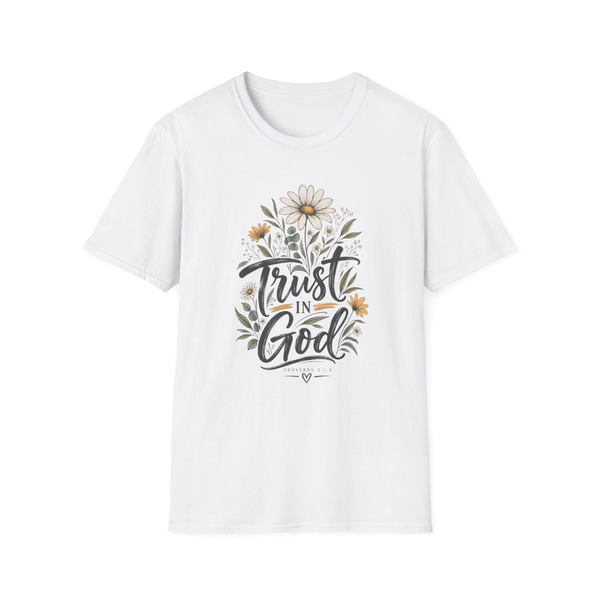 Trust in God Floral Faith T-Shirt
