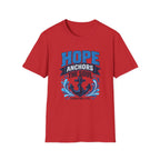 Hope Anchors the Soul T-Shirt — Christian Anchor Tee (Hebrews 6:19)