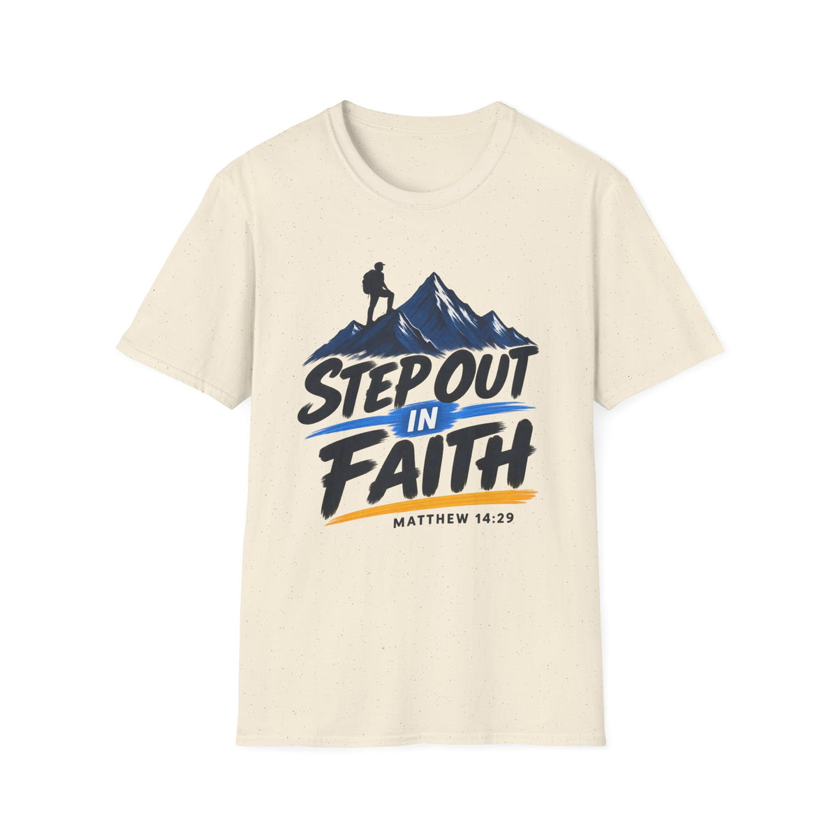 Step Out in Faith Christian T-Shirt – Matthew 14:29