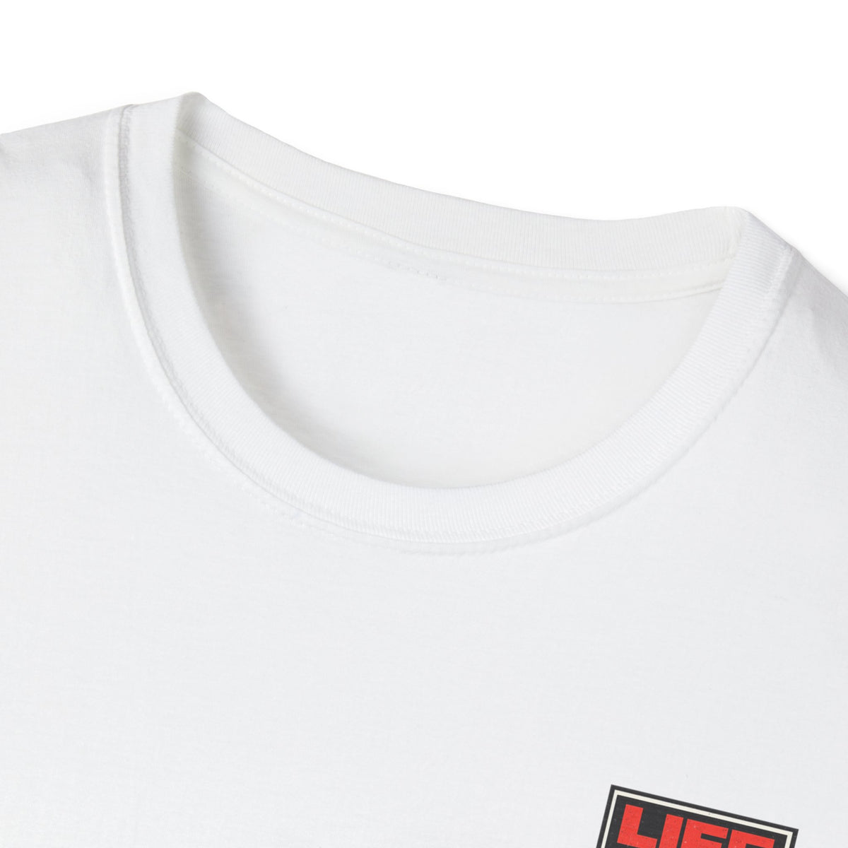 Christian Chest Patch T-Shirt — Live Better with Jesus Tee