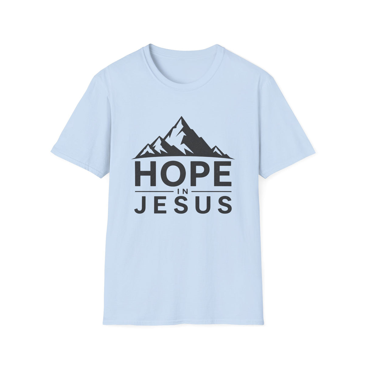 Hope in Jesus Mountain Christian T-Shirt