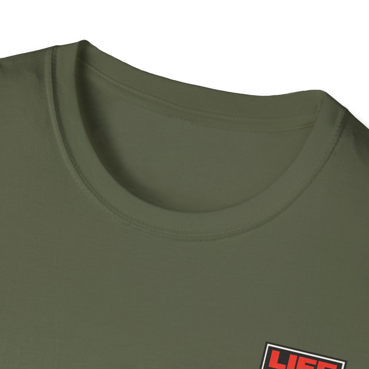 Christian Chest Patch T-Shirt — Live Better with Jesus Tee