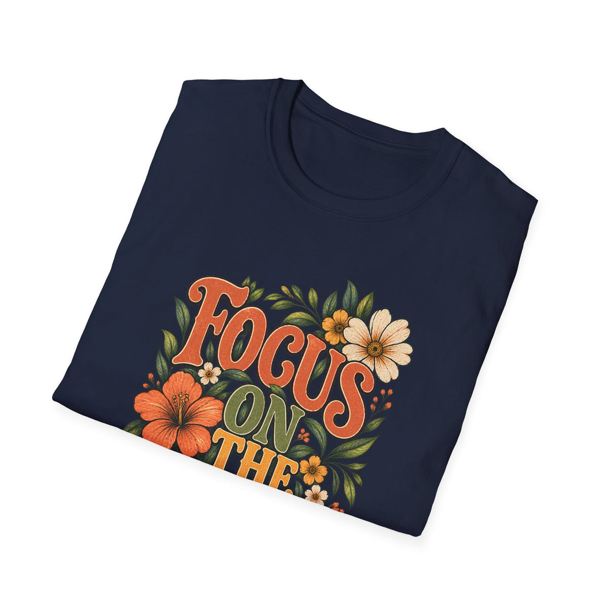 Focus on the Lord Floral Christian T-Shirt
