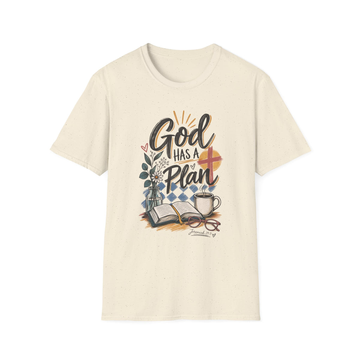 God Has a Plan Christian Faith T-Shirt