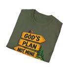 God's Plan Not Mine T-Shirt – Jeremiah 29:11 Christian Faith Tee