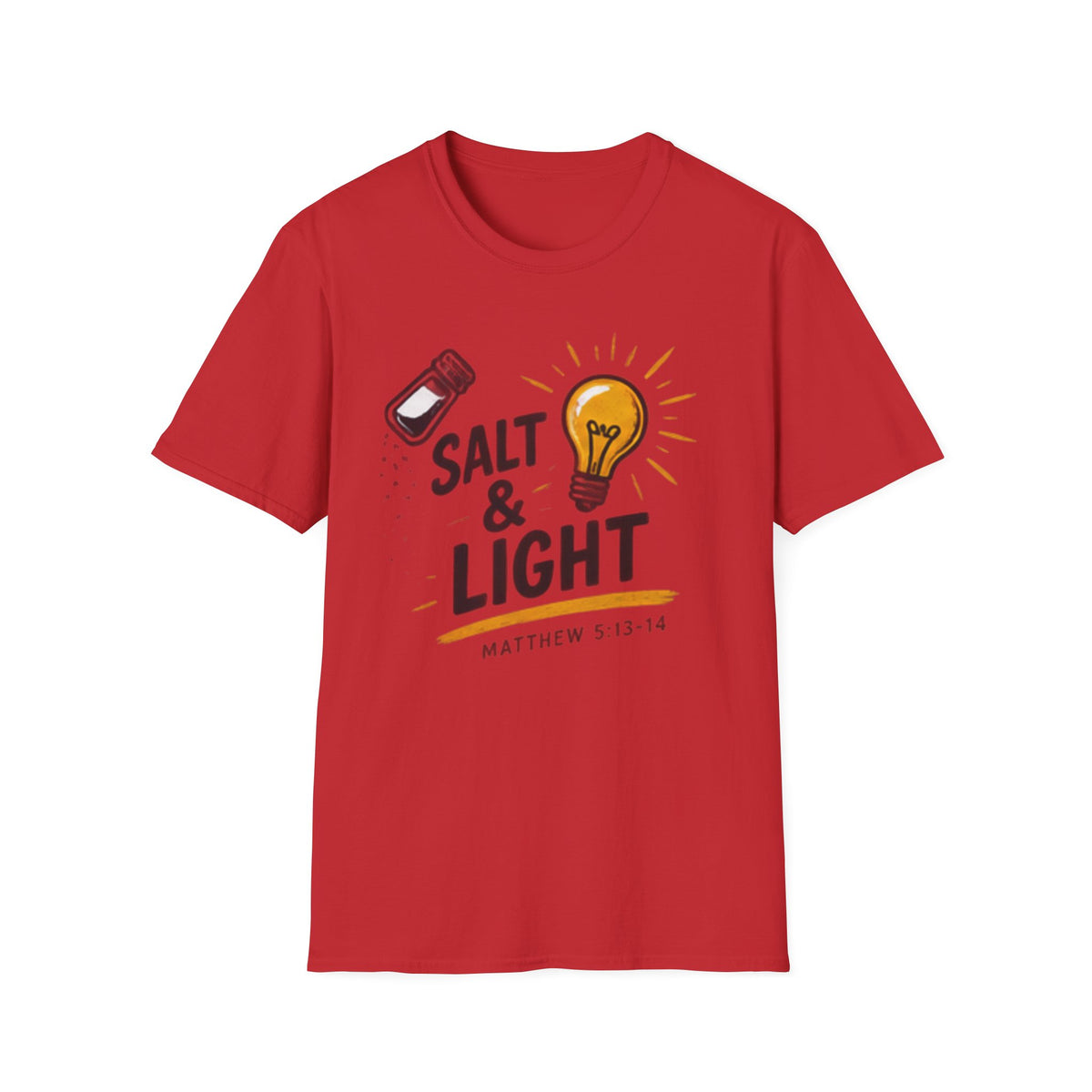 Salt & Light T-Shirt — Matthew 5:13-14 Christian Tee