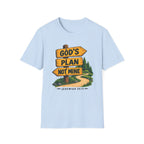 God's Plan Not Mine T-Shirt – Jeremiah 29:11 Christian Faith Tee